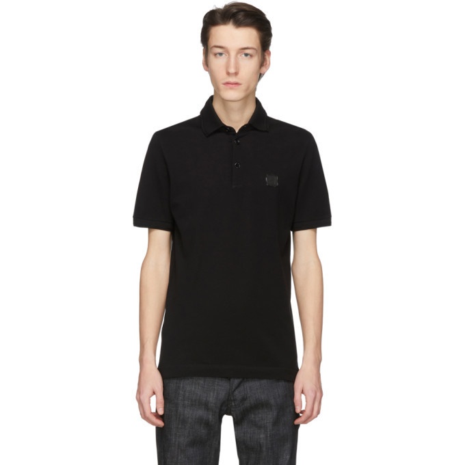 Photo: Dolce and Gabbana Black Stamp Polo