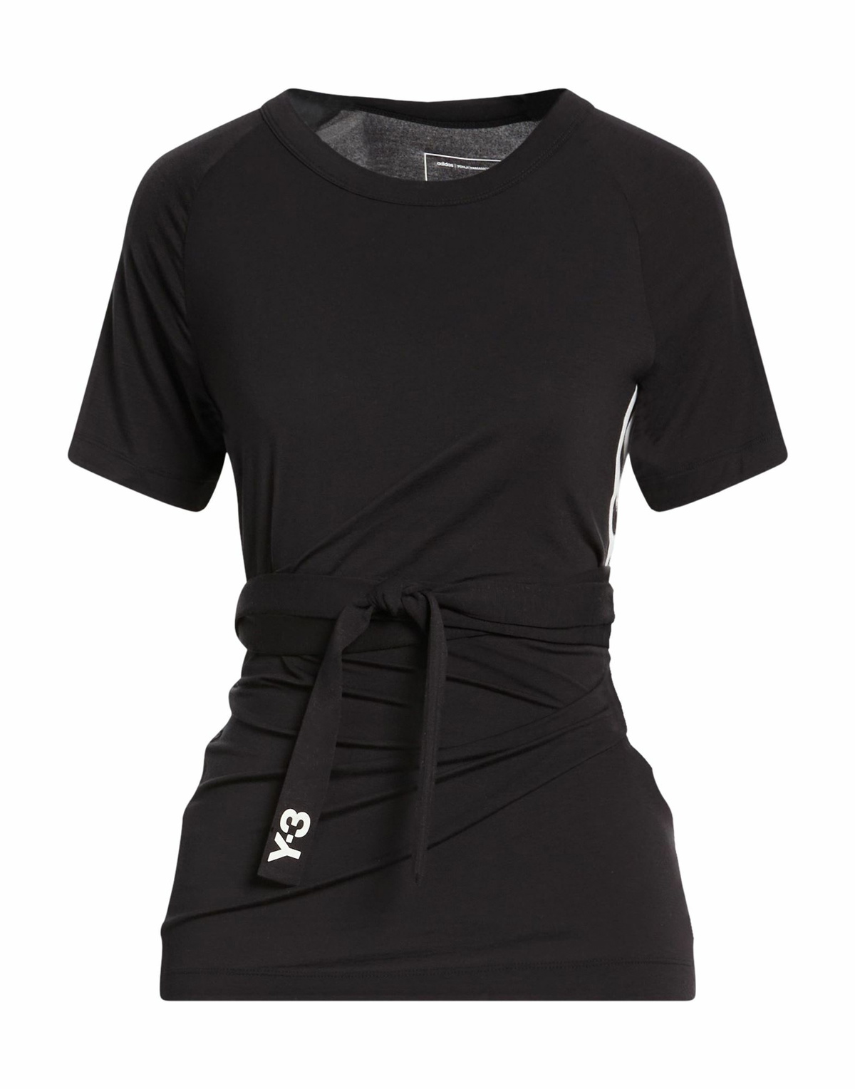 Y-3 Womens T-shirt in Black
