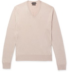 TOM FORD - Slim-Fit Silk Sweater - Pink