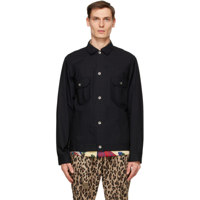 Photo: Sacai Black Poplin Shirt