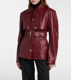 Sportmax Stenzone convertible leather jacket