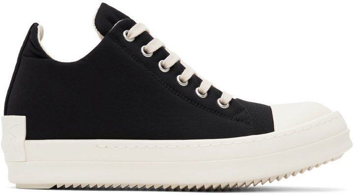 Photo: Rick Owens Drkshdw Black Taffeta Sneakers