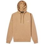 A.P.C. Men's Item Logo Hoody in Beige