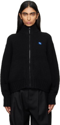 ADER error Black Significant Tag Knit Sweater