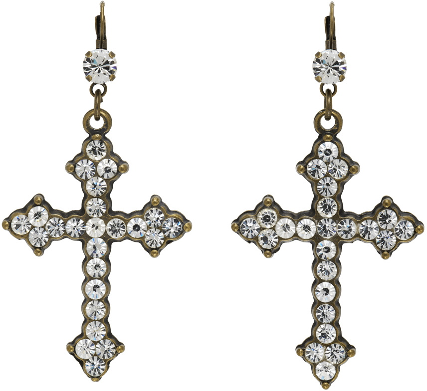 Long cross earrings hot sale forever 21