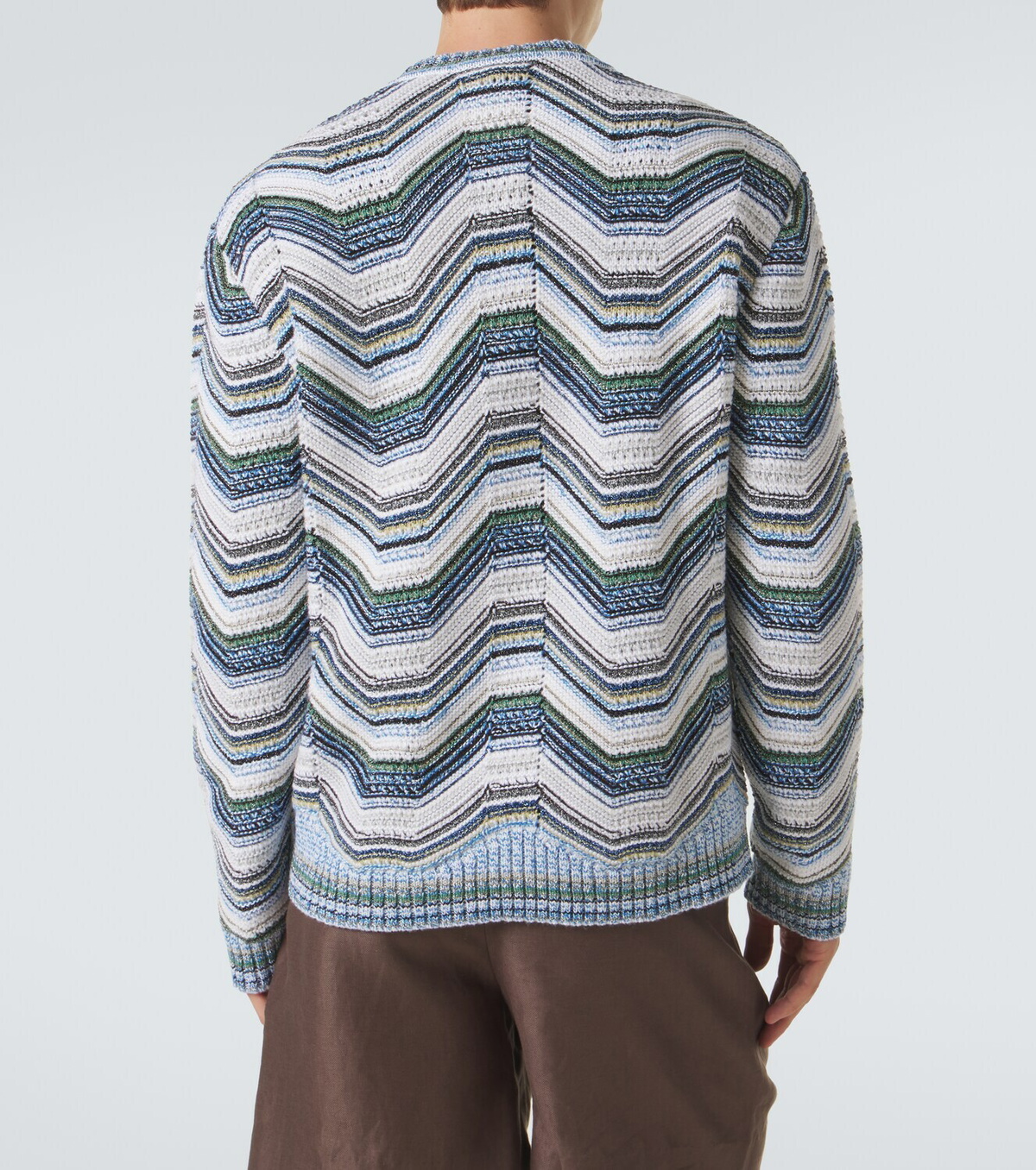 Missoni Wave wool and cotton-blend sweater