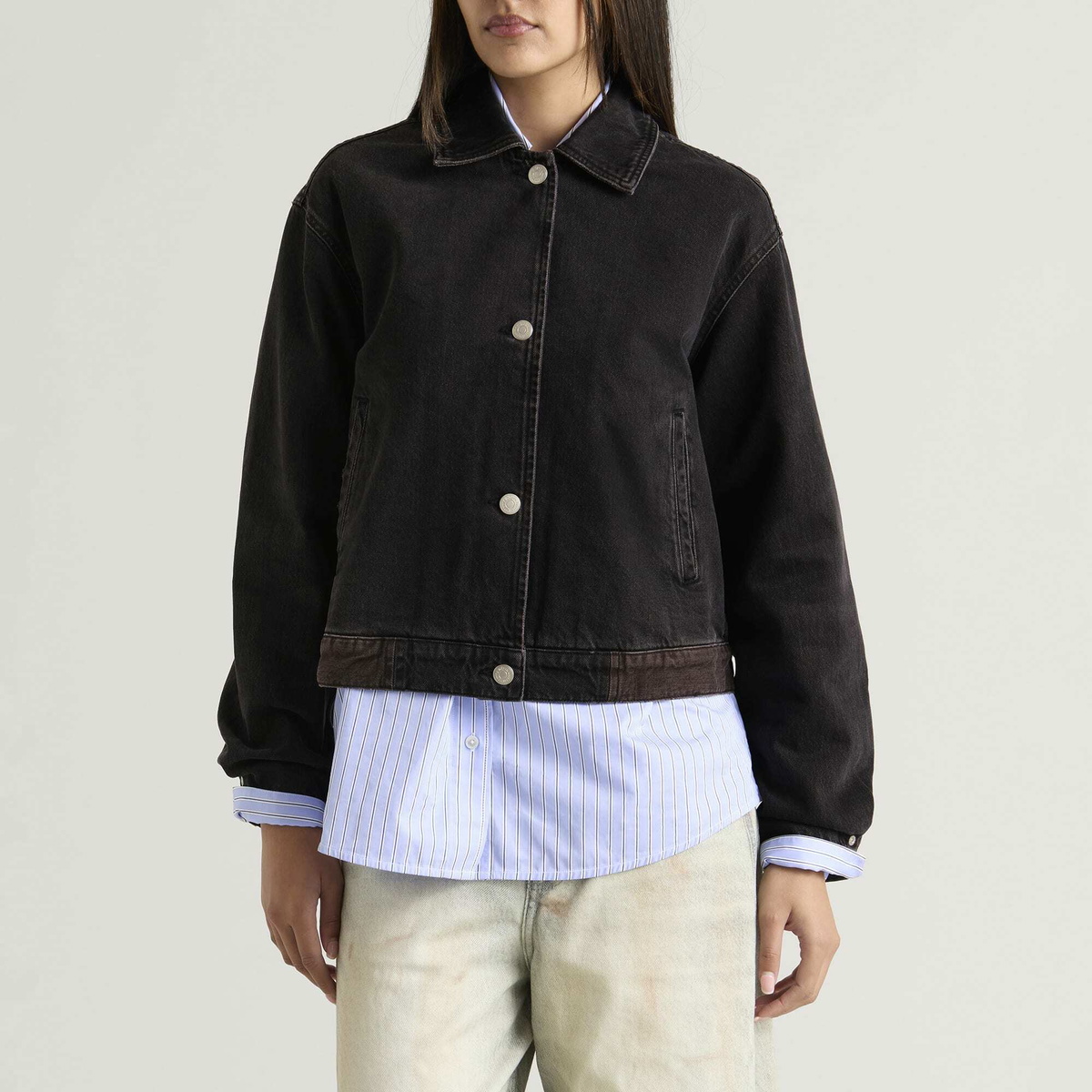 mfpen Women's Decorator Jacket in Generation Plum