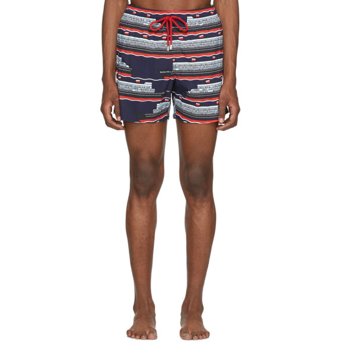 Photo: Vilebrequin Multicolor VBQ Cruise Lines Moonrise Swim Shorts