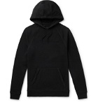 Vans - Versa Logo-Embroidered Fleece-Back Cotton-Blend Jersey Hoodie - Black