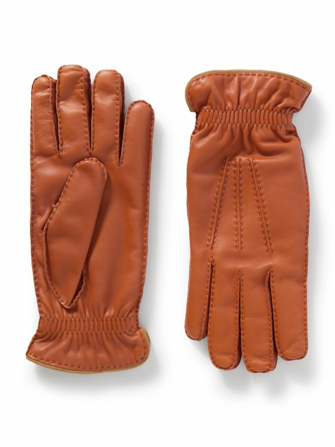 Brunello Cucinelli - Leather Gloves - Brown