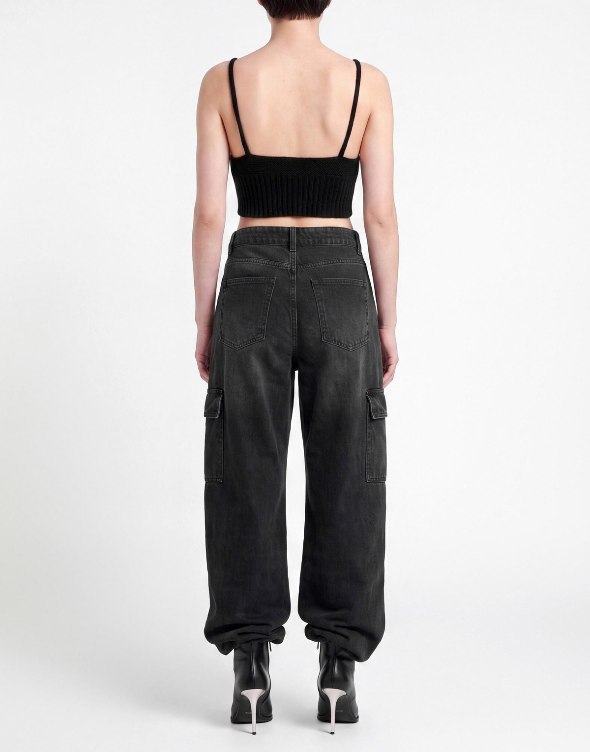 Laneus Womens Top in Black