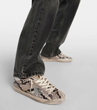 Golden Goose Super-Star snake-effect leather sneakers