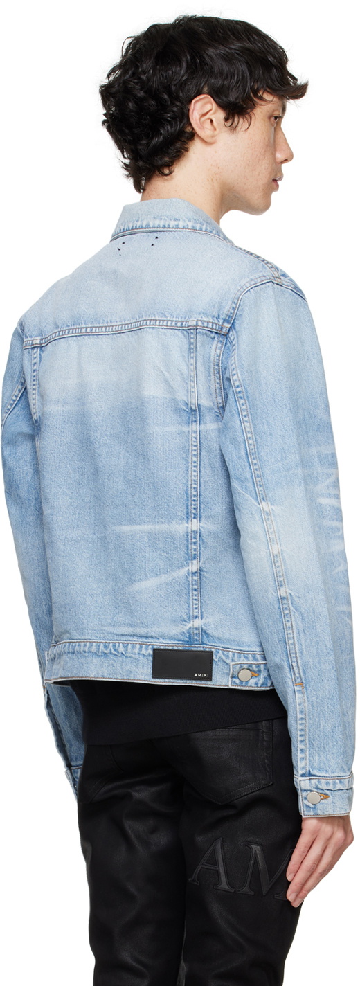 AMIRI Blue Selvedge Trucker Denim Jacket