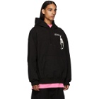 Doublet Black Surprise Embroidery Hoodie