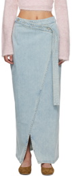 Holzweiler Blue Briela Denim Maxi Skirt