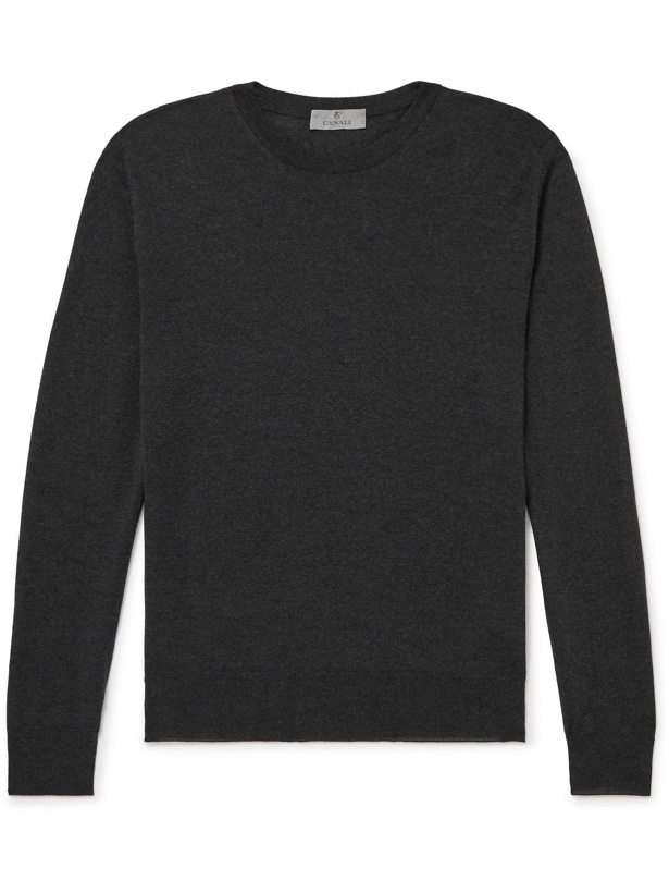 Photo: Canali - Merino Wool Sweater - Gray