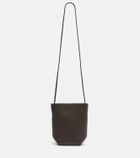 The Row Leather crossbody bag