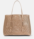 Alaïa Le Mina 32 New Vienne leather tote bag