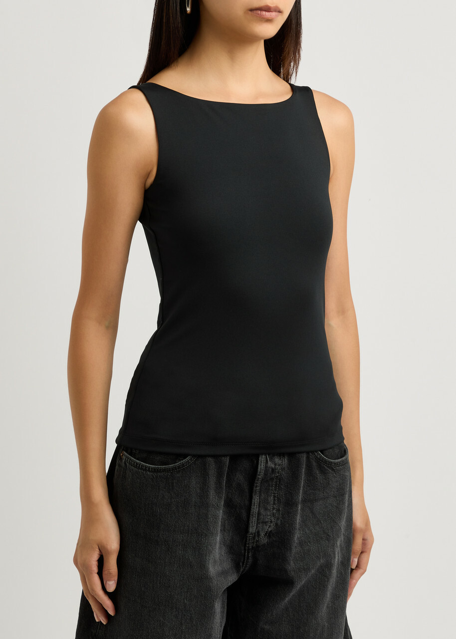 Remain BY Birger Christensen Stretch-jersey Tank Black