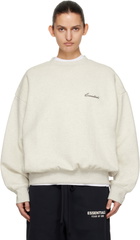 Fear of God ESSENTIALS Off-White Classic Crewneck Sweatshirt