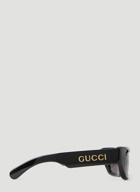 Gucci - Rectangular Sunglasses in Black