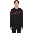 Valentino Black Logo Sweatshirt