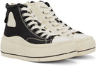 R13 Black Kurt High-Top Sneakers