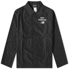 New Balance Men's NB Essentials Coaches Jacket in Black