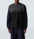 Sacai Dyed cotton sweatshirt