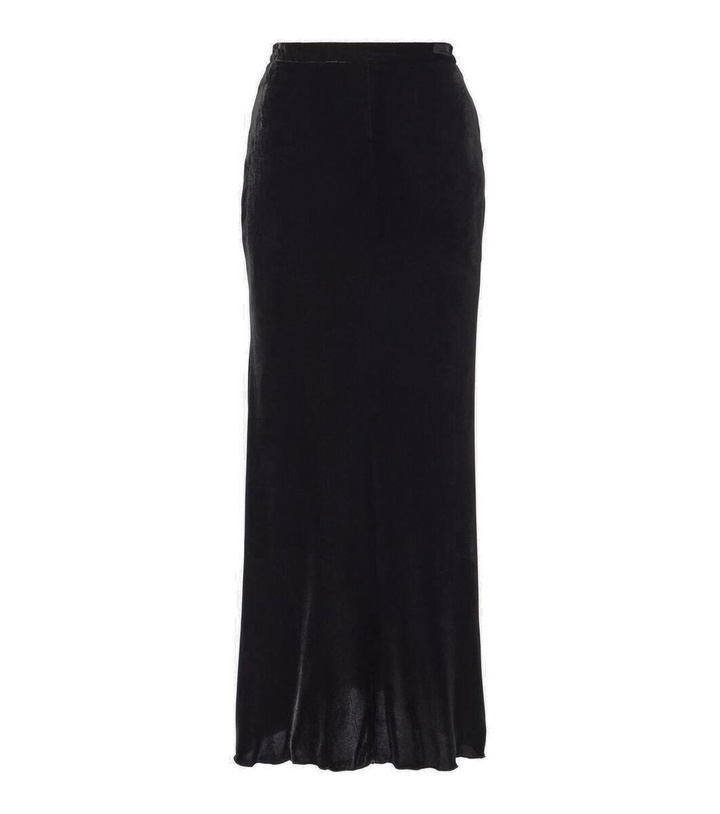 Photo: Giambattista Valli Satin maxi skirt