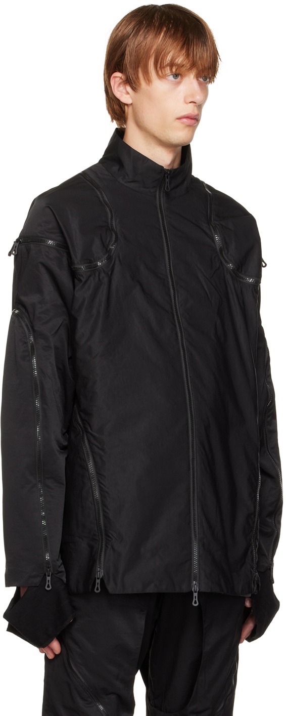 ænrmòus Black Articulated Disintegrable Jacket