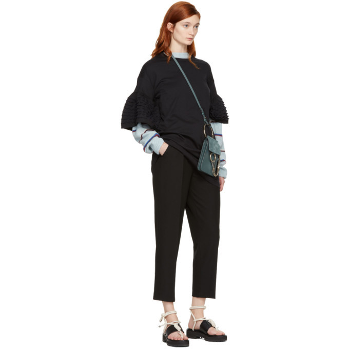 see by chloe t shirt dress See By Chlo - Drawstring Ruffled T-Shirt Dress