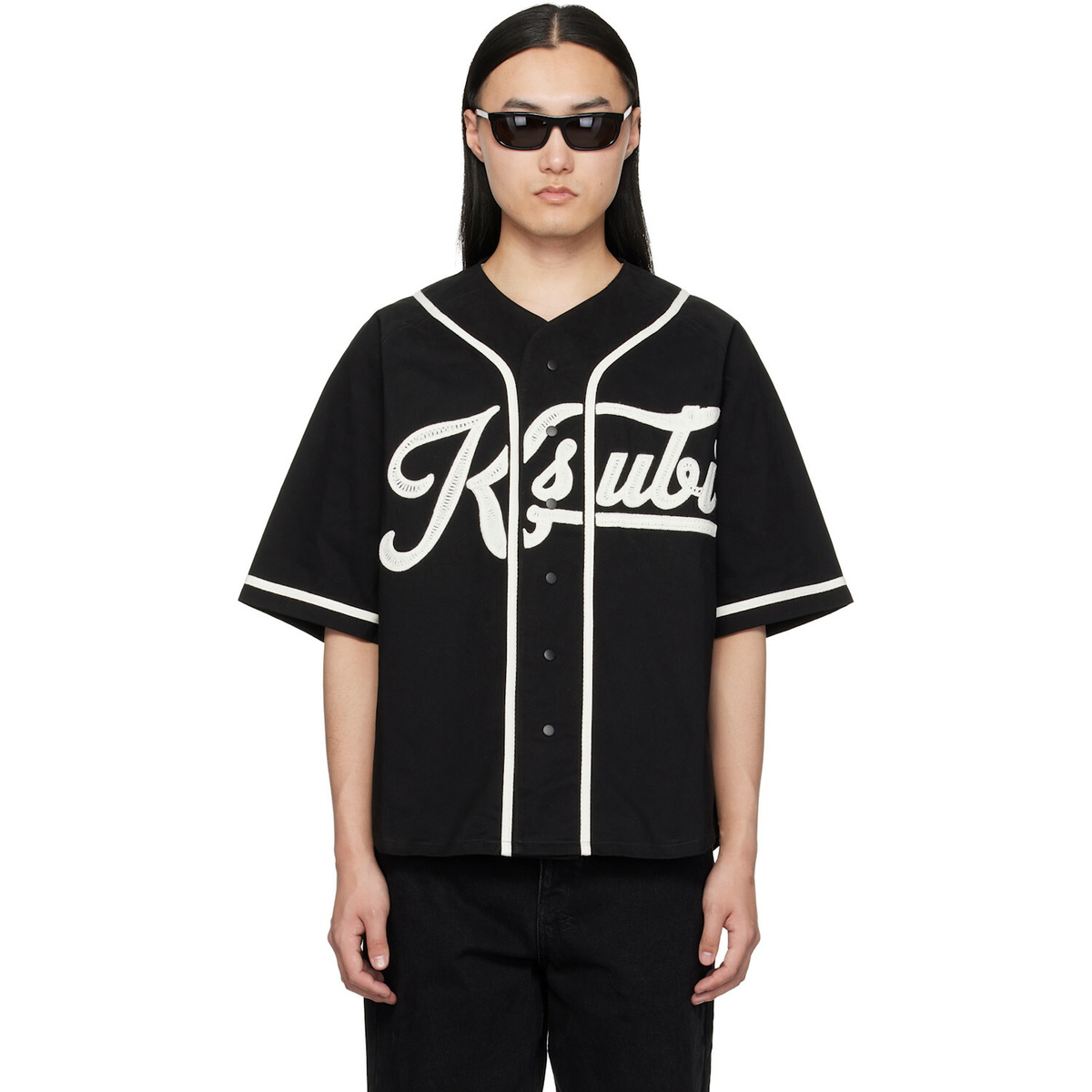 Ksubi Black Outfield S/S Jersey Shirt