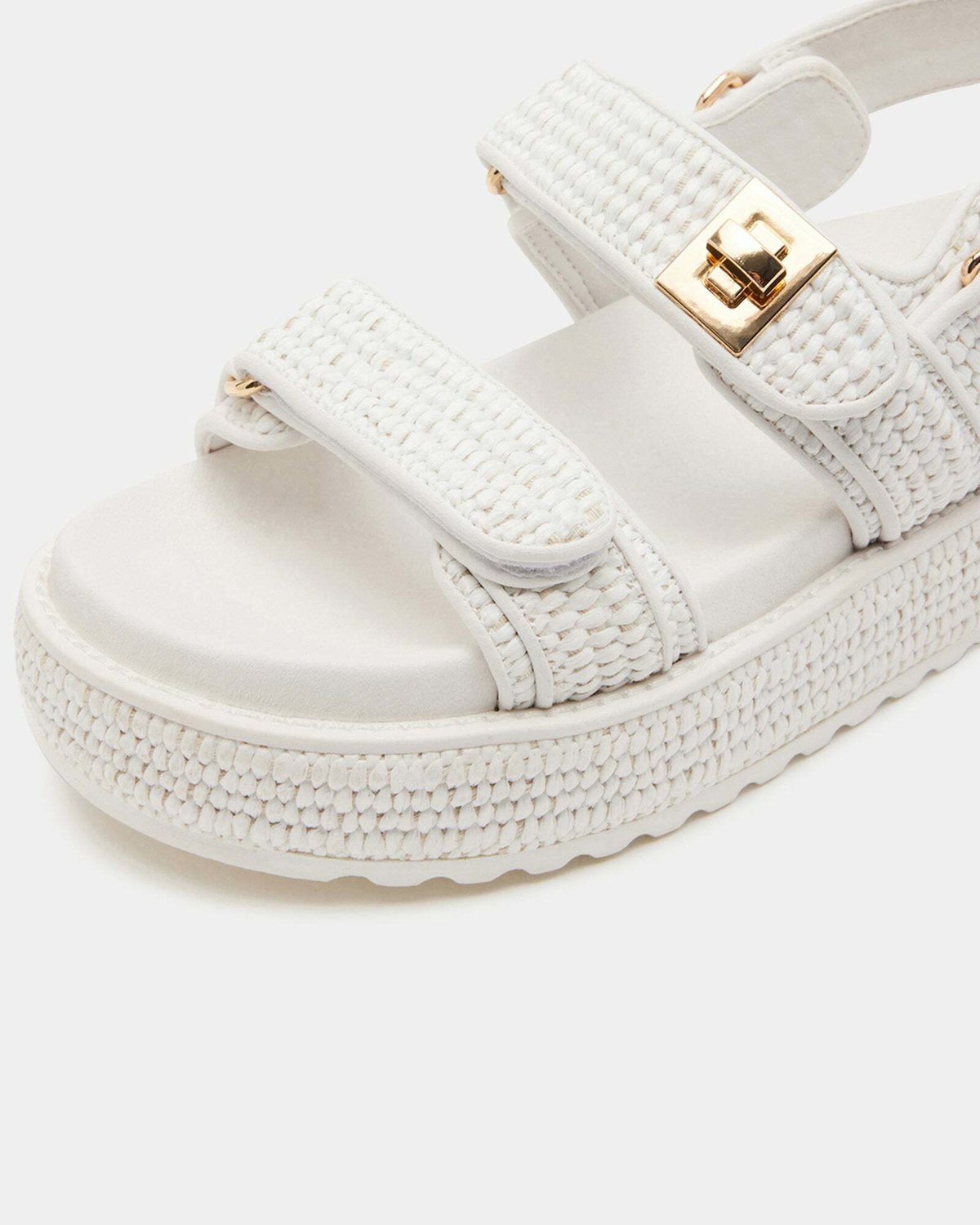 Steve Madden Bigmona Sandals in White
