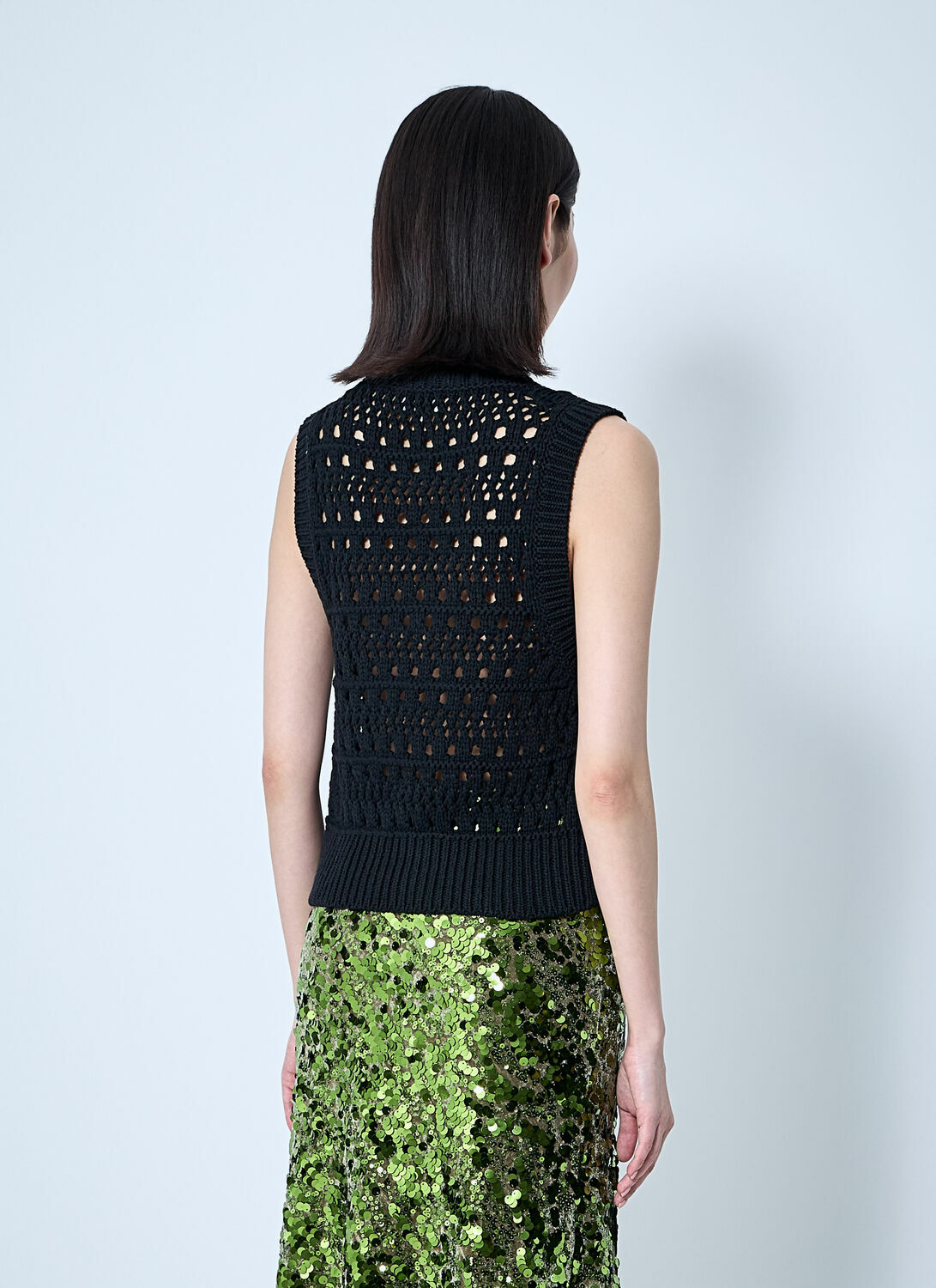 GANNI Logo Patch Vest