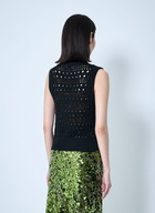 GANNI Logo Patch Vest