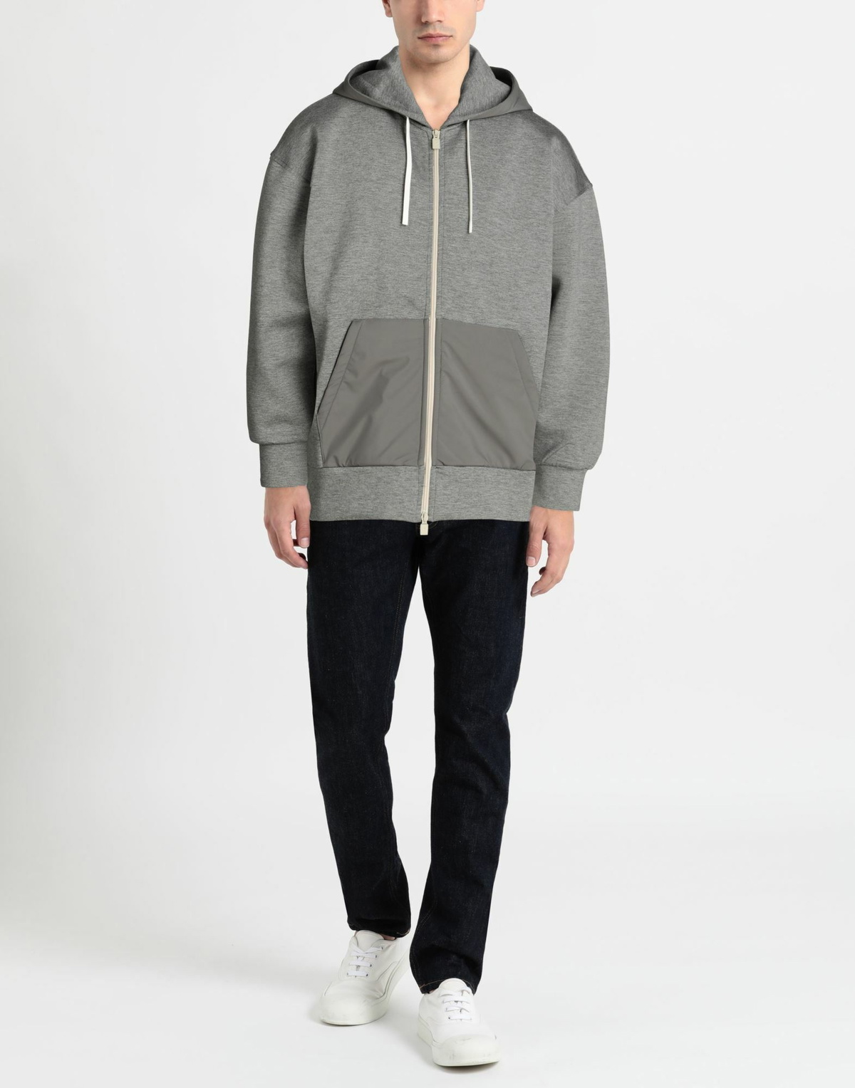 Lardini Mens Sweatshirt in Grey
