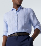 Brunello Cucinelli Striped linen shirt