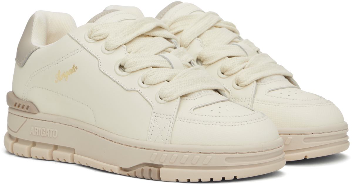 Axel Arigato Off-White & Taupe Area Haze Sneakers