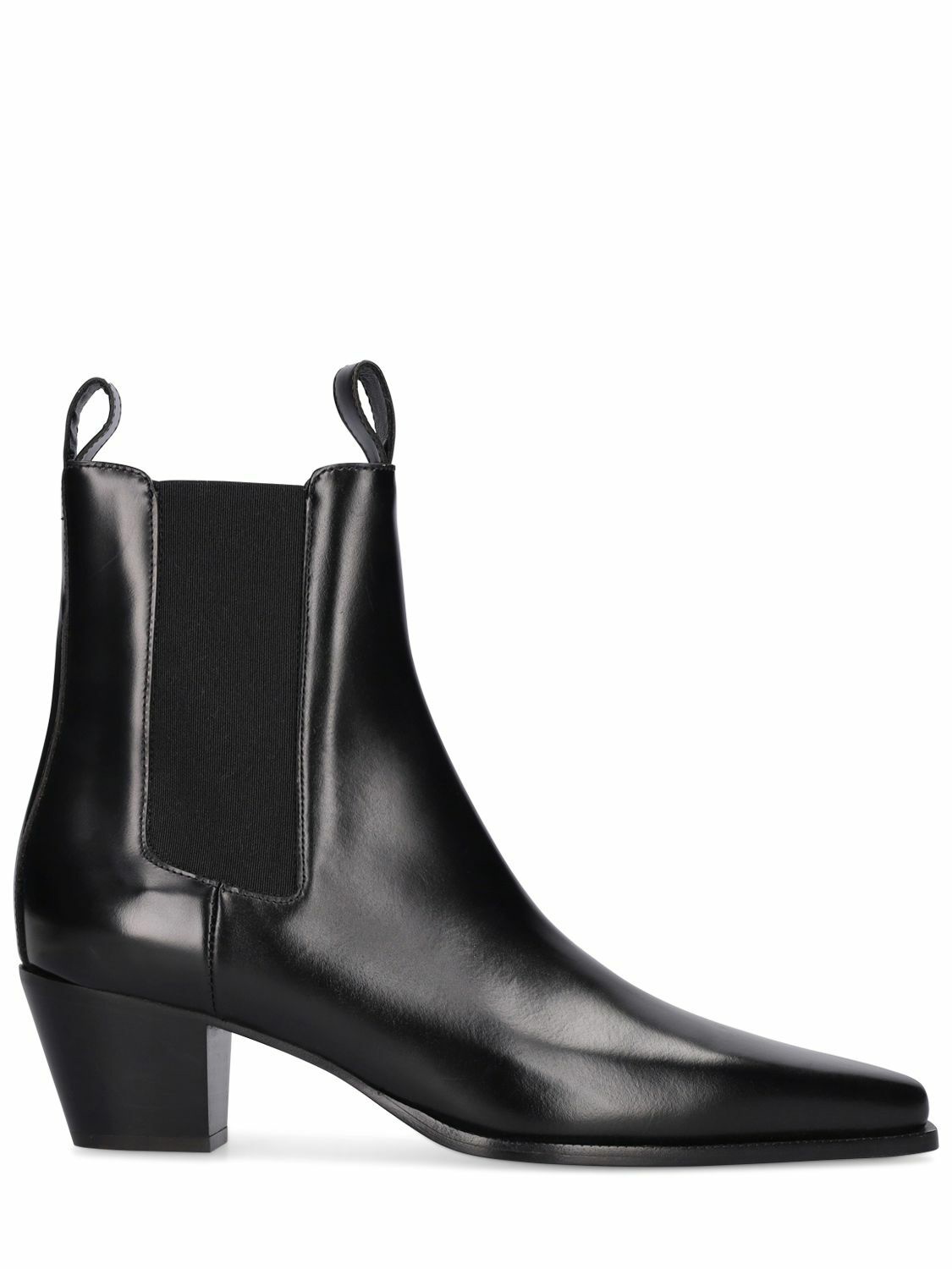 Photo: TOTEME - 50mm The City Leather Ankle Boots