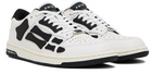 AMIRI White & Black Skel Top Low Sneakers