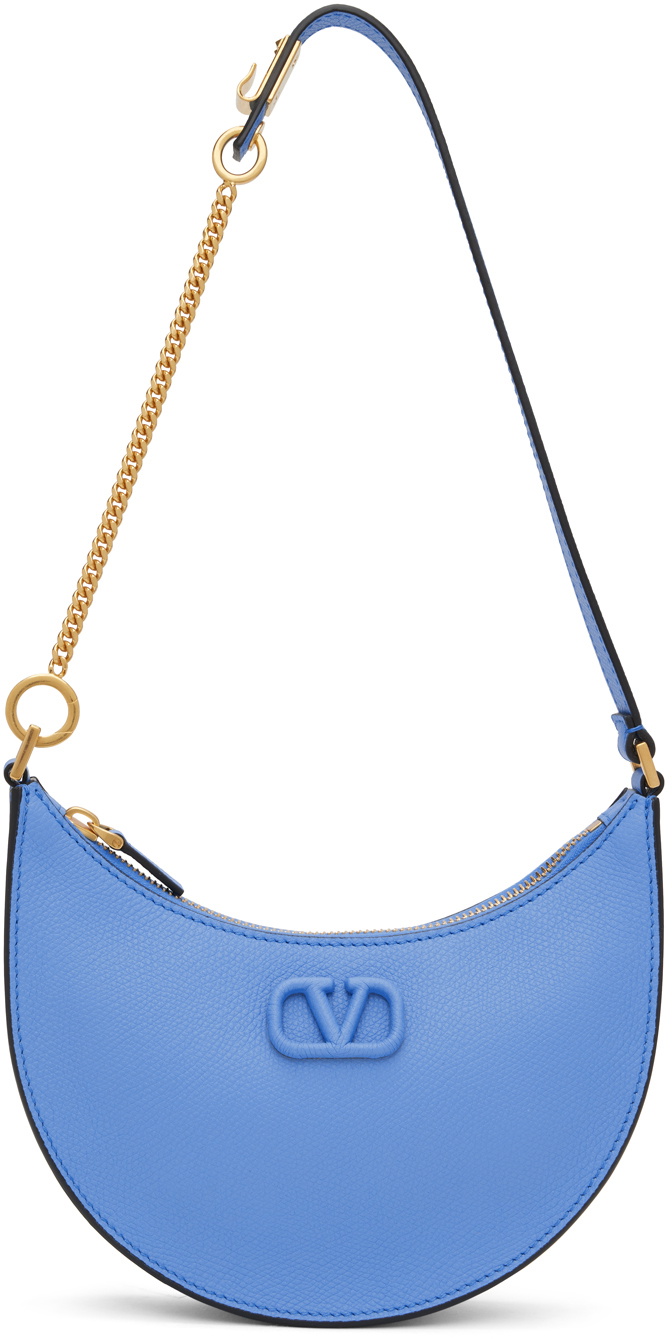 Valentino Garavani Blue Mini VLogo Bag Valentino Garavani