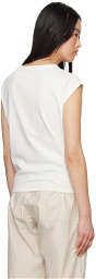 LEMAIRE Off-White Cap Sleeve T-Shirt