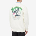 JW Anderson Men's Slime Logo Classic Crew Sweat in Off White/Green