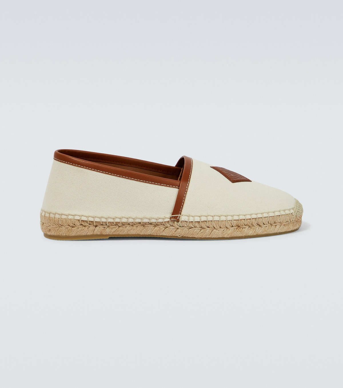 Ralph Lauren Purple Label - Bosworth monogram canvas espadrilles