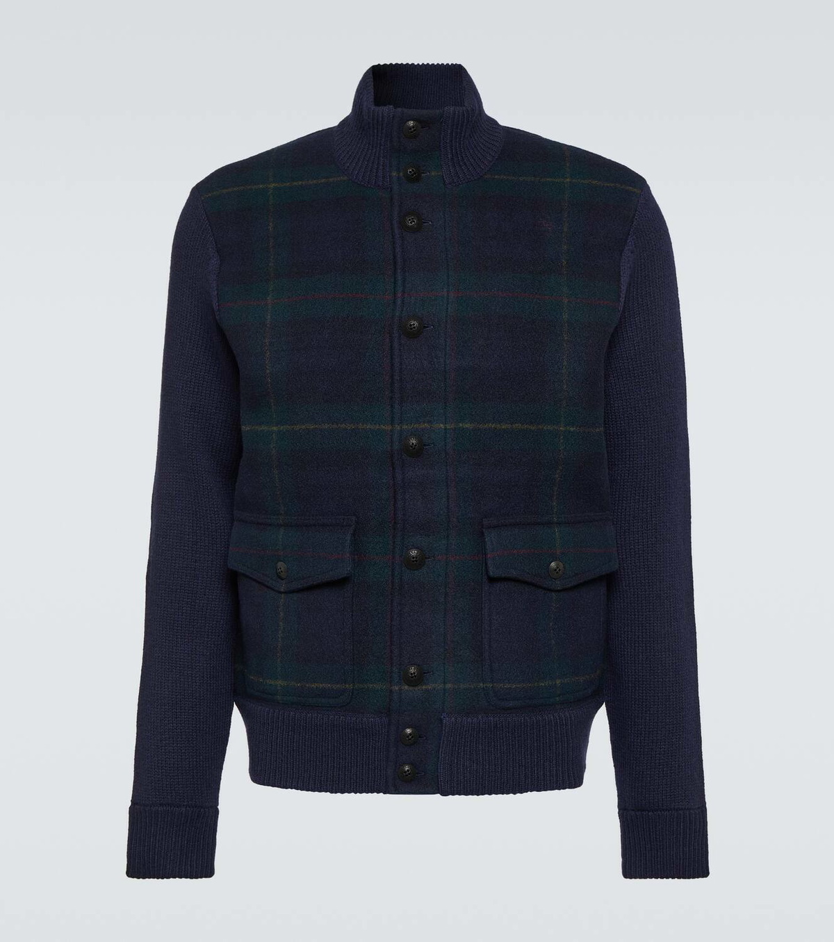 Polo Ralph Lauren Tartan wool cardigan Polo Ralph Lauren