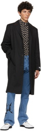 MISBHV Black Twill Recordings Trench Coat