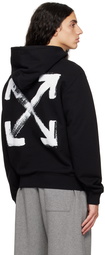 Off-White Black Paint Arrow Hoodie