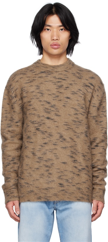 Photo: Acne Studios Brown Brushed Sweater
