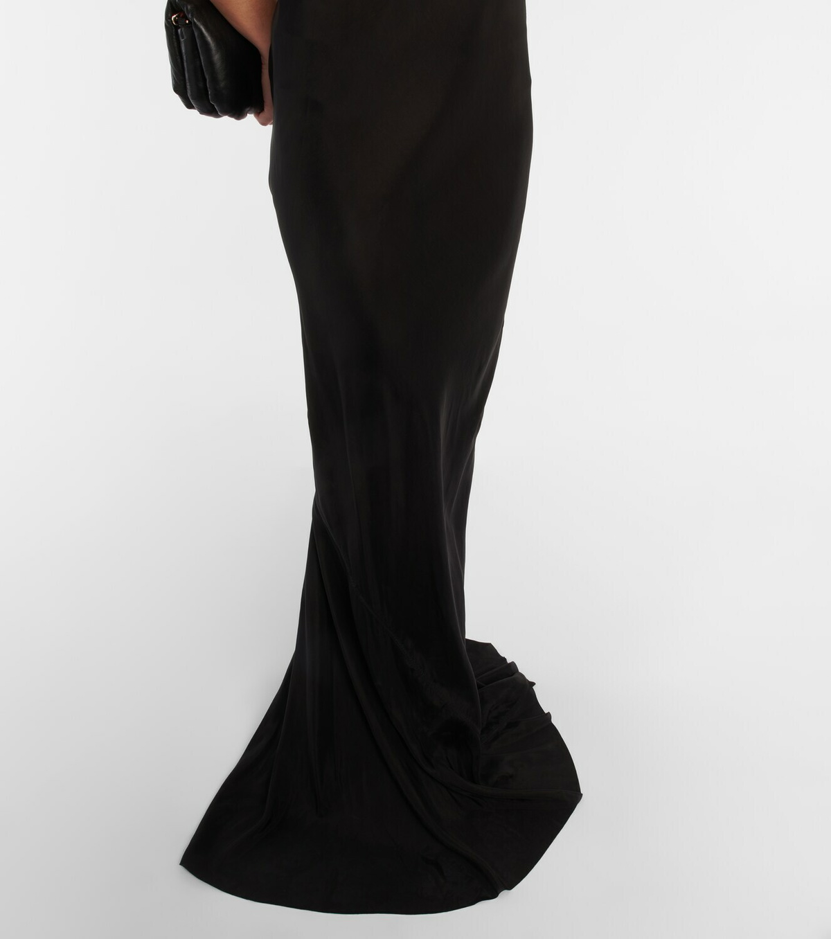 パーティードレス Rick Owens Black Evening Dress With Deep V-Neckline And Rick Owens - V-neck slip gown Rick Owens